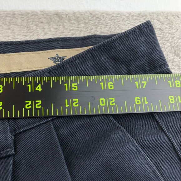 Dockers Mens Pants Size 36x34 Classic Fit Chino Straight Pleated Navy Casual - Picture 7 of 11